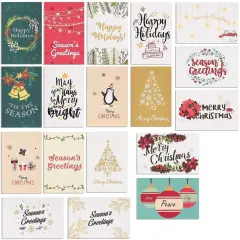 Best Paper Greetings 36 Pack Assorted Christmas Cards, 4x6 Holiday Greeting Cards with Envelopes Bulk, 36 Cute Designs, Xmas Card Variety Pack for Festive Holiday Seasons Multicolor
