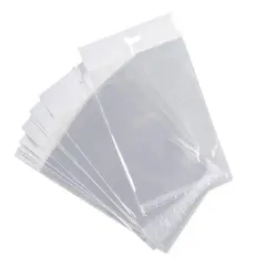 Heavy Duty Cello Bags with Header 4" x 6" 1.6 mil Thickness