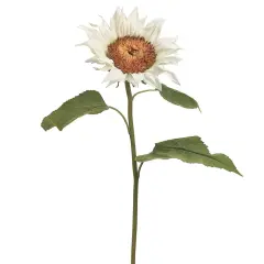 Allstate Sunflower Artificial Floral Spray - 25" - White
