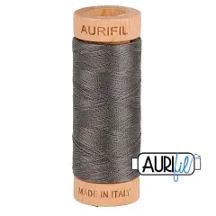 2630 Dark Pewter Aurifil Cotton 80wt Spool