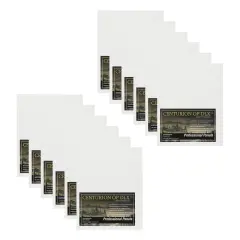 Centurion Deluxe Professional Oil Primed Linen Canvas Panels - MultiPacks of Linen Canvases for Painting, Artwork and More