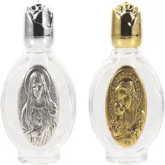 2pcs Glass Holy Water Bottle - Clear
