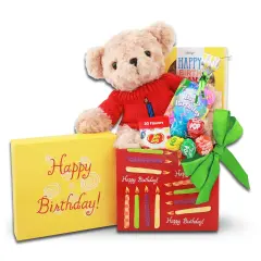 Happy Birthday Celebrations Bear Gift Box