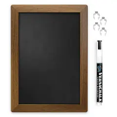 VersaChalk Rustic Chalkboard w/ Frame - 10"x14"