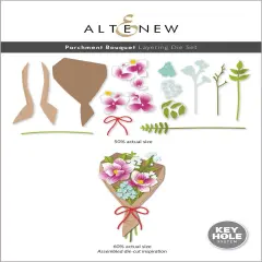 Parchment Bouquet Layering Die Set