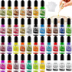 Alcohol Ink Set - 40 Bottles Vivid Colors