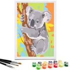 Paint by Numbers for Kids Ages 4-8 with 7X9.5 inch Pre-Printed Cardboard