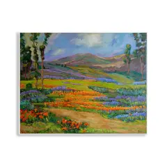 Stupell Industries Bountiful Meadow Landscape Wall Plaque Art Design by Alexi Fine