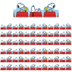 Peanuts&reg; Snoopy on Doghouse Extra Wide Die-Cut Deco Trim&reg;, 37 Feet Per Pack, 6 Packs