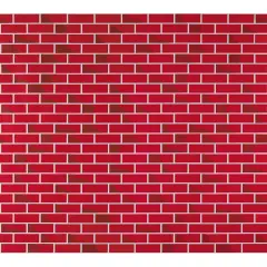 Bulletin Board Art Paper, Tu-Tone&trade; Brick, 48" x 12', 4 Rolls