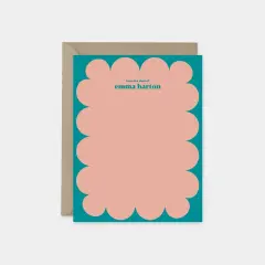 Scallop Border Note Cards II