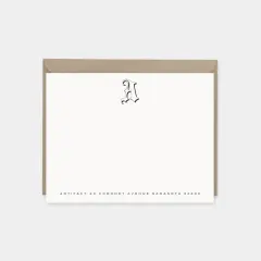 Creative Monogram Note Cards III