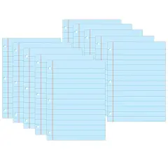 Smart Poly&reg; PosterMat Pals&trade; Space Savers, 13" x 9-1/2", Blue Notebook Paper, Pack of 10