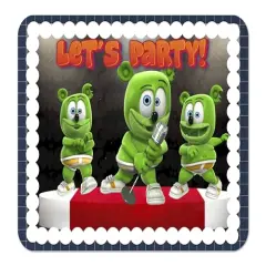 Gummibar and Friends&reg; You're a Rock Star Edible Cake Topper