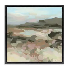 Stupell Industries Modern Brushed Landscape Framed Floater Canvas Wall Art Design by June Erica Vess
