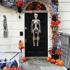 35" Skeleton Decorations, 2.9FT Posable Skeleton Plastic Realistic