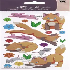 Sticko Foxy Dimensional Stickers