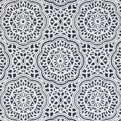 Indigo - Blue Abstract & Geometric,Global Upholstery Fabric 54 Inches"