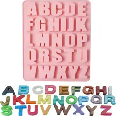 26 Cavities Alphabet crayon mold letter molds