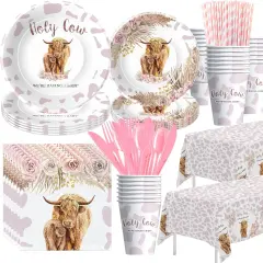 Highland Cow Baby Shower Decorations