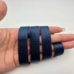 Navy 1/2&rdquo; Seatbelt Webbing (by the yard)