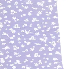 1 Yard DTY Brushed Ditsy Floral Print Fabric Soft Stretch Lightweight 58/60" Wide LAVENDER