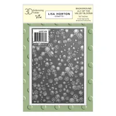 Lisa Horton Crafts Mini Blooms Embossing Folder 5"X7"-Lily Of the Valley Background