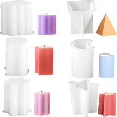 6 Pack Candle Molds