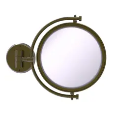 8 Inch Wall Mounted Make-Up Mirror 2X Magnification - Wm-4/2X-Abr