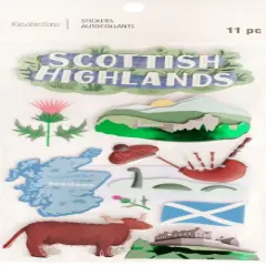 Recollections Scottish Highlands Dimensional Stickers