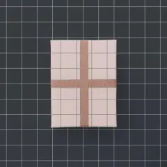 Elegant Pink and Gray Grid Gift Wrap