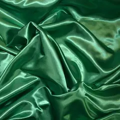 1 Yard Elegant Satin Fabric for Apparel, Draping & Events 58/60" Width Hunter Green