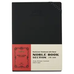 Life Stationery Noble Notebook - 6" x 8", A5, Grid, 96 Pages