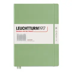 Leuchtturm1917 Squared Hardbound Notebook - Sage, Master Slim, 8-3/4" x 12-1/2"