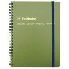 Delfonics Rollbahn Classic Spiral Notebook - Olive, A5