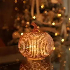 Rosegold Thanksgiving Decorative Artificial Pumpkins