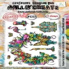AALL And Create A6 Photopolymer Clear Stamp Set -Ribboned Wreath Delight