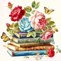 Diamond Painting Kits for Adults, 5D DIY Diamond Art Kits for Beginners, Full Drill Diamond Painting Kits for Home Wall Decor, Flower, 12x12 Inch