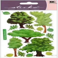 Sticko Vellum Trees Stickers
