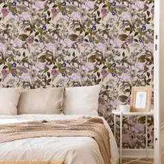 Transform English Garden Pink Peel & Stick Wallpaper
