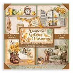 Stamperia Golden Harmony Maxi Pad 12X12
