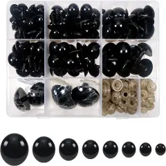 150pcs Large Safety Eyes Crafts Doll Eyes with Washers 14mm to 40mm