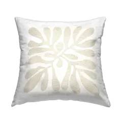 Stupell Industries Beige Boho Botanicals Indoor Pillow, 18 x 7 x 18