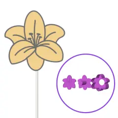 Lilly Flower Cake Pop Mold