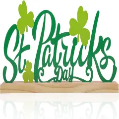 Metal St. Patrick's Day Sign, St Patricks Day Decorations for Home