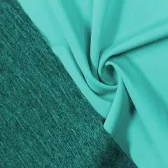 Karma Double Sided Heather Spandex Aqua Tides