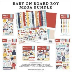Echo Park Baby On Board - Boy Mega Bundle