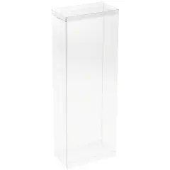 DollSafe Clear Folding Display Box for Large 11-12.5 inch Dolls and Action Figures, 5" W x 2.5" D x 13" H