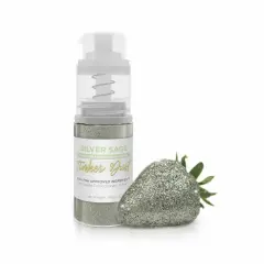 Bakell - Silver Sage Tinker Dust Edible Glitter (4g, 1x Spray Pump) for Food, Desserts, and Beverages!