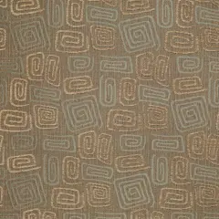 Hazelwood - Brown AbstractGeometric Upholstery Fabric 54 Inches"